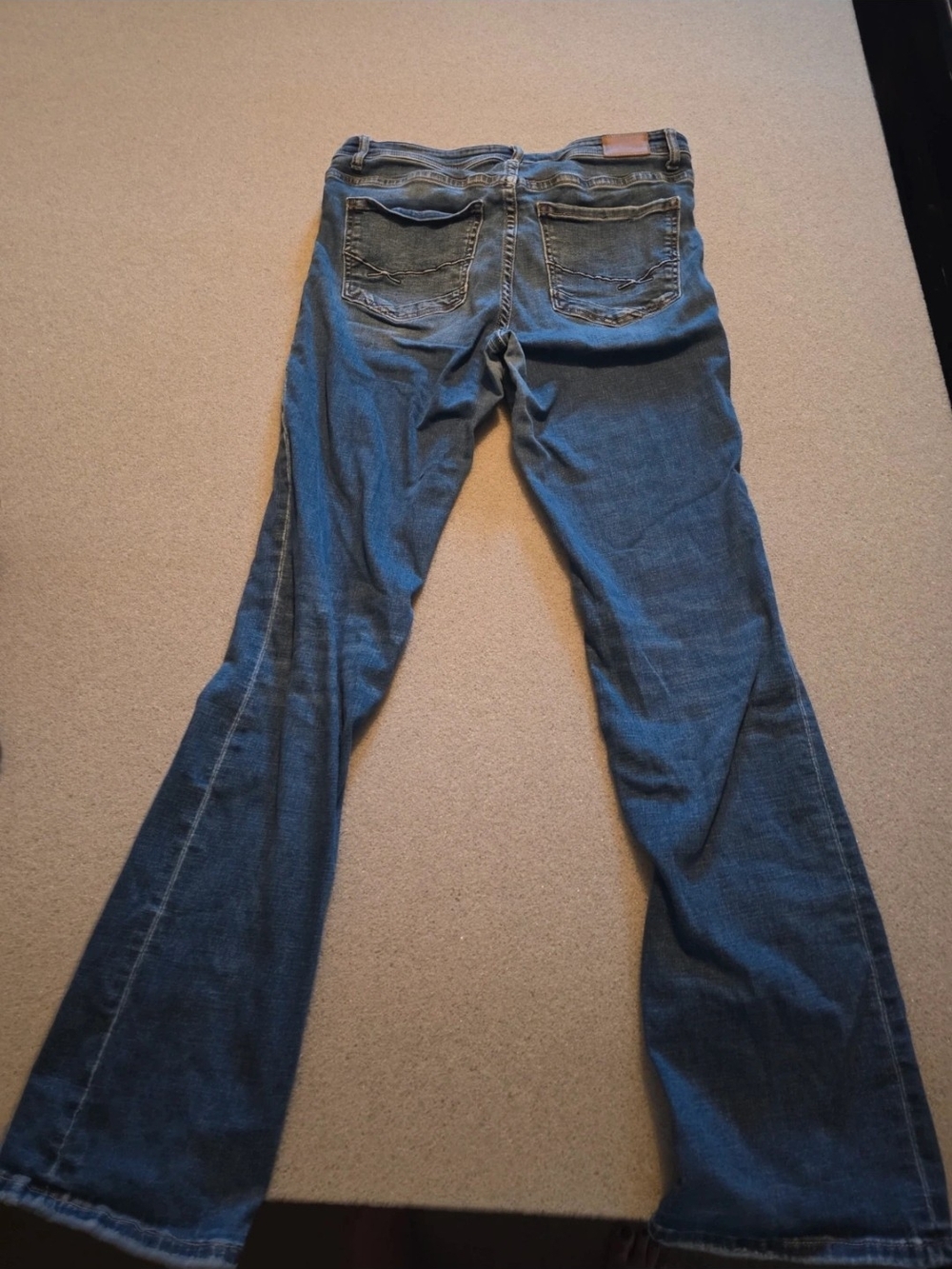BKE Women's Dark Blue Flare Jeans
